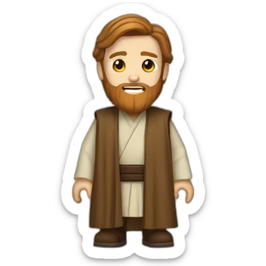 Old Obi wan kenobi sticker