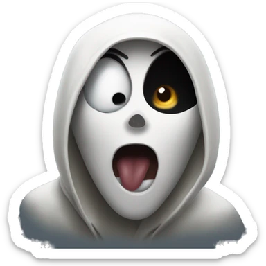 Scream from scary movie  sticker