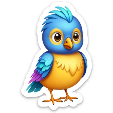 Pájaro sticker