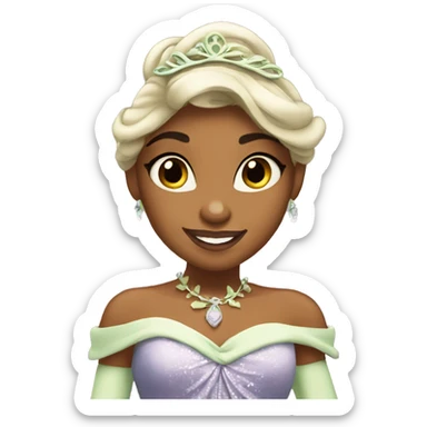 Tiana from princess and the frog sticker