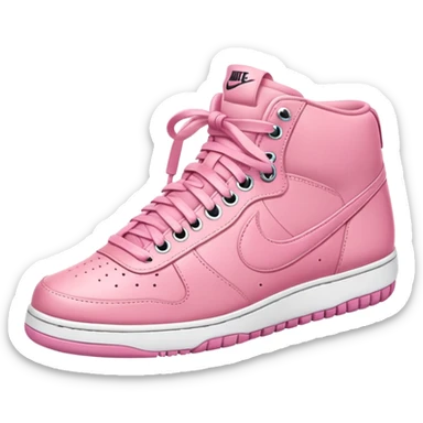 Pair of Pink Nike sneakers sticker