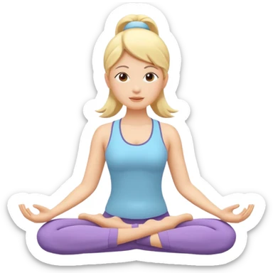 Yoga Breathing 3d Icon with color of A781F3
Make it light colro sticker