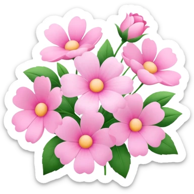 Romantic pink lush aesthetic sticker