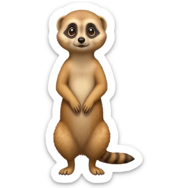 Create a meerkat emoji sticker