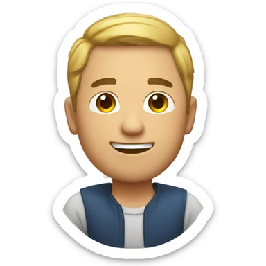 man taking a selfie sticker