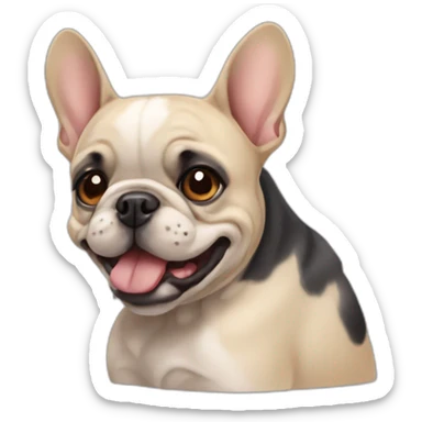 frenchie dog sticker