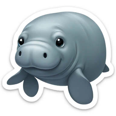 Manatee sticker