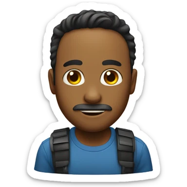 emoji sonrojado sticker