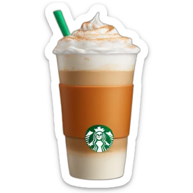 starbucks pumpkin spice latte sticker