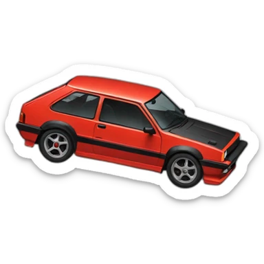 205 gti griffe sticker
