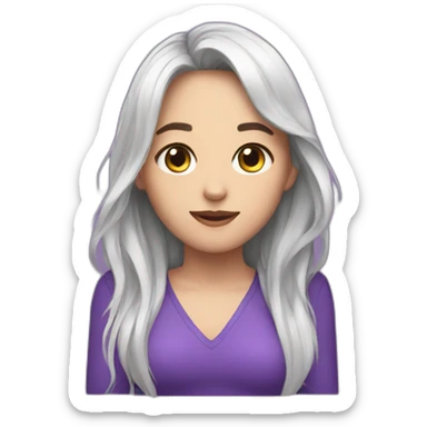 girl streamer on twitch sticker