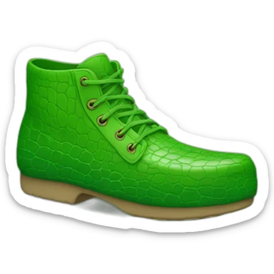 green croc shoe sticker