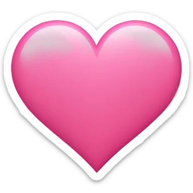 heart pink sticker