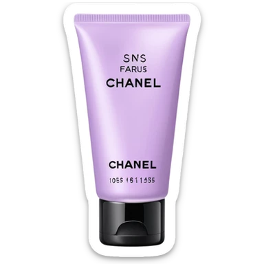 Pale Purple Hand Cream Chanel sticker