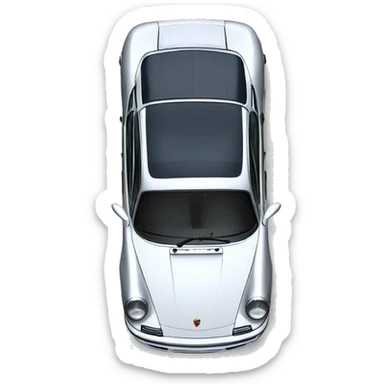 porche 911 car sticker