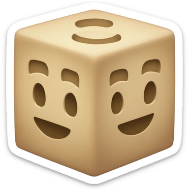Cube sticker