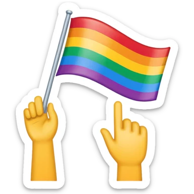 lesbian flag sticker
