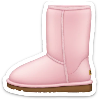 light pink uggs sticker