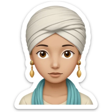 Plz a person who is young in emoji saradar ji no earings plz sticker