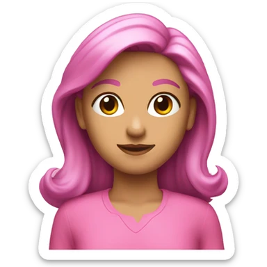 The name Diana in pink sticker