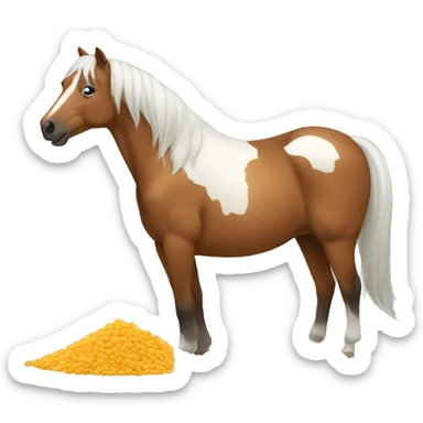 horse feed sticker