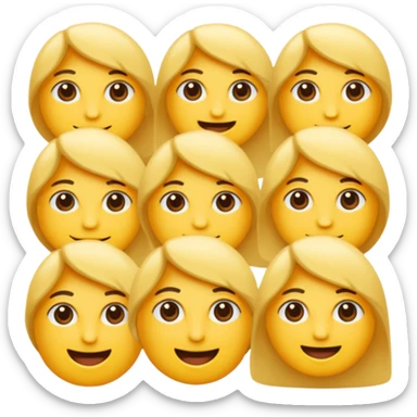 Güneş gözlüğü takan kafasında taç olan emoji sticker