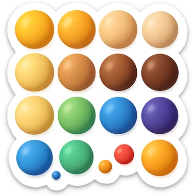 {
  "title": "3D Skeuomorphic Emoji Icon Schema",
  "type": "object",
  "properties": {
    "object": {
      "type": "string",
      "description": "Name of the object to be represented (e.g., 'money bag', 'camera', 'pizza')."
    },
    "style": {
      "type": "string",
      "enum": ["3D skeuomorphic emoji"],
      "description": "Visual style to be used for rendering."
    },
    "materials": {
      "type": "object",
      "properties": {
        "base": {
          "type": "string",
          "description": "Primary material texture, e.g., 'smooth cloth', 'metallic', 'plastic'."
        },
        "details": {
          "type": "array",
          "items": { "type": "string" },
          "description": "Secondary materials or embellishments (e.g., rope, buttons, stitching)."
        }
      }
    },
    "colors": {
      "type": "object",
      "properties": {
        "baseColor": {
          "type": "string",
          "description": "Main color of the object (e.g., '#F5DEB3' for a beige sack)."
        },
        "accentColors": {
          "type": "array",
          "items": { "type": "string" },
          "description": "Accent or highlight colors (e.g., yellow for dollar sign)."
        }
      }
    },
    "lighting": {
      "type": "object",
      "properties": {
        "type": {
          "type": "string",
          "enum": ["soft", "ambient", "studio"],
          "description": "Lighting type used to shade and define volume."
        },
        "shadows": {
          "type": "boolean",
          "description": "Indicates if soft drop shadows are used."
        }
      }
    },
    "geometry": {
      "type": "object",
      "properties": {
        "dimensionality": {
          "type": "string",
          "enum": ["3D"],
          "description": "Indicates that object is rendered in 3D."
        },
        "roundedEdges": {
          "type": "boolean",
          "description": "Indicates if object has smooth, rounded edges."
        }
      }
    },
    "expression": {
      "type": "string",
      "enum": ["playful", "realistic", "friendly"],
      "description": "Overall emotional tone of the icon."
    },
    "background": {
      "type": "string",
      "enum": ["transparent", "white", "gradient"],
      "description": "Background type for the rendered emoji."
    }
  },
  "required": ["object", "style", "materials", "colors", "lighting", "geometry", "expression", "background"]
}

color palette sticker