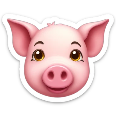 pretty-pig sticker