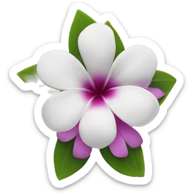 hawaii flower  sticker