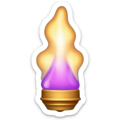 bombilla de luz encendida sticker