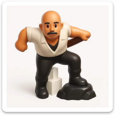 Convert the uploaded image into a 3D Apple-style emoji — preserve the key shapes, colors, and overall composition of the original image. Simplify the forms into clean. Apply glossy textures, soft lighting, smooth shading, and render everything in Apple emoji style on a clean white background

 sticker