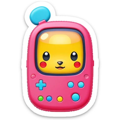 Tamagotchi from the Turning Red movie sticker