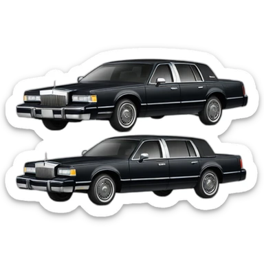 lincoln town car 1988 sticker
