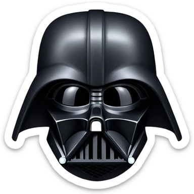 Star Wars Darth vader helmet cute sticker