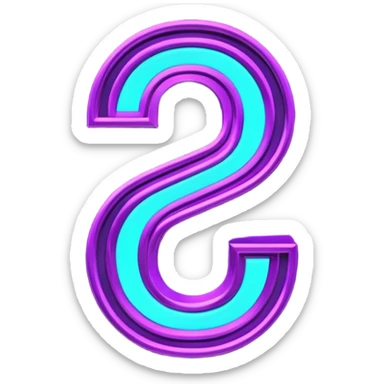 futuristic glowing neon “10 out of 10” sign, purple and cyan glow, dark background sticker