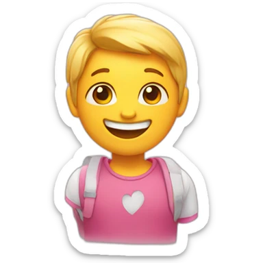  HAPPY HEART sticker