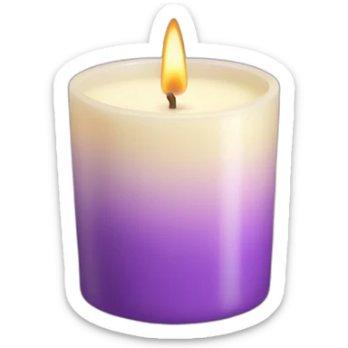Scented candle sticker