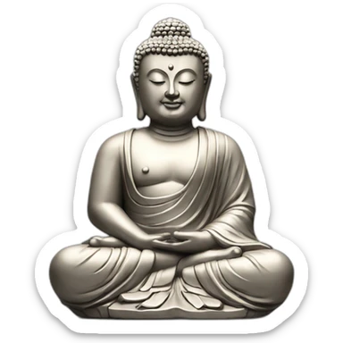 buddha model slovakia sticker