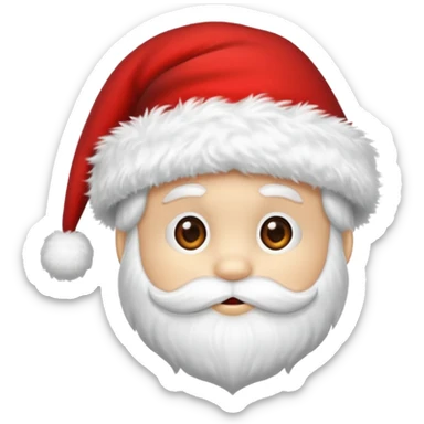 santa hat only sticker