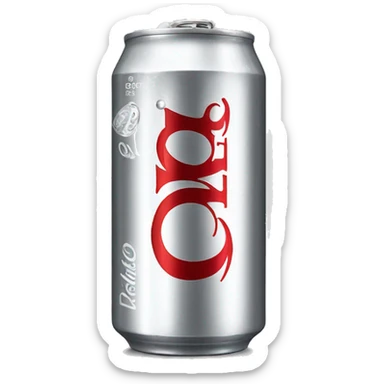 Diet Coke can  sticker