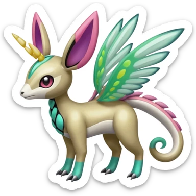 Meloetta-Vernid-Trico-Palkia-Pokémon-Fakémon-creature sticker