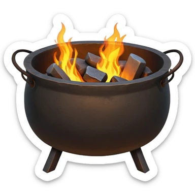 Forge Fire Pit in blacksmith item sticker