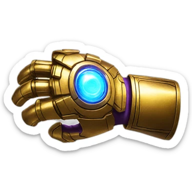 Marvel infinity gauntlet sticker