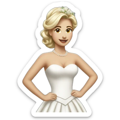Corps bride sticker
