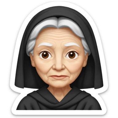 Wise Woman B&W sticker