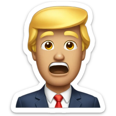Crting Donald Trump sticker