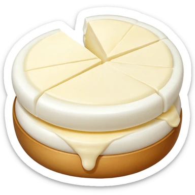 mozzarella cheese sticker
