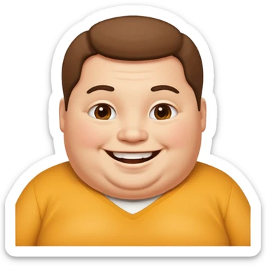 Pessoa gorda sticker