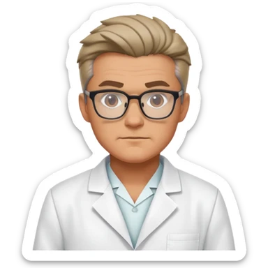 Professor Oak from Pokemon sticker