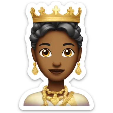 empress with shining light  sticker